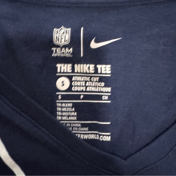 COWBOYS‎ Nike Navy Athletic Cut Tee - Picture 2 of 4